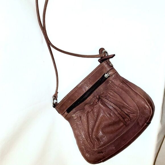 Fossil | Brown Leather Crossbody - Picture 1 of 6